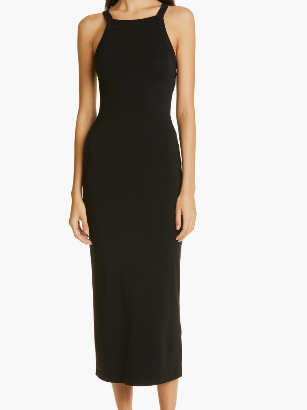 A.L.C. Black Sleeveless Midi Dress